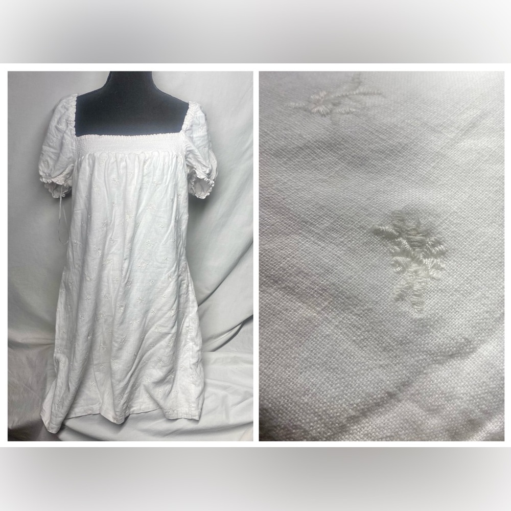 Abercrombie & Fitch White Mini Dress